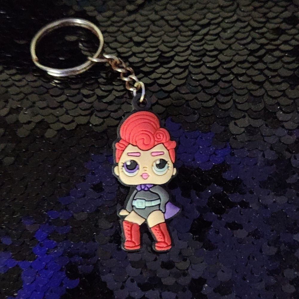 5/$25 RARE L.O.L Surprise! Stardust Queen Keychain